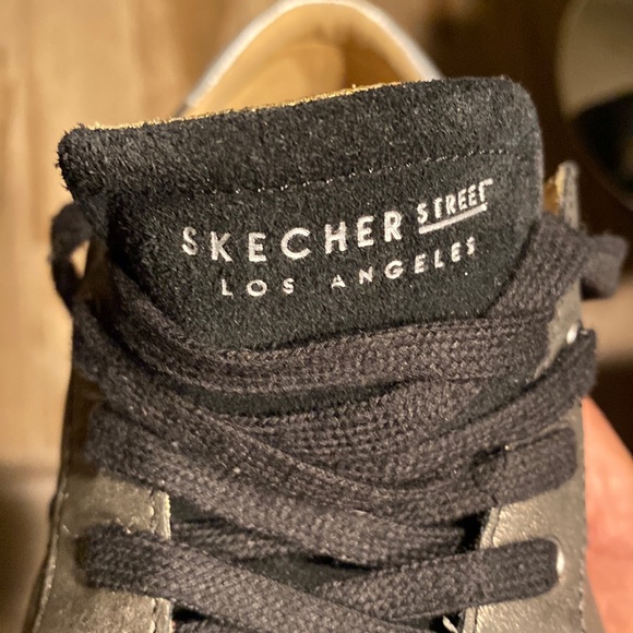 Skechers Street-Los Angels Sneakers, color: Hunter Green/Black/Silver Sz10 - Picture 5 of 7